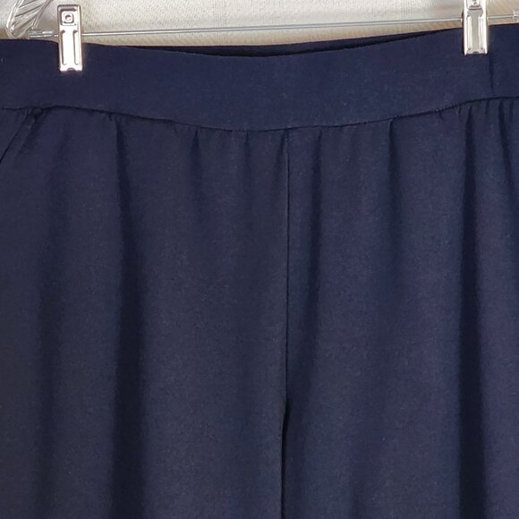 Croft & Barrow Dark Navy Cotton Poly Span Pull on Stretch Capri Pants Size XXL - Picture 2 of 16